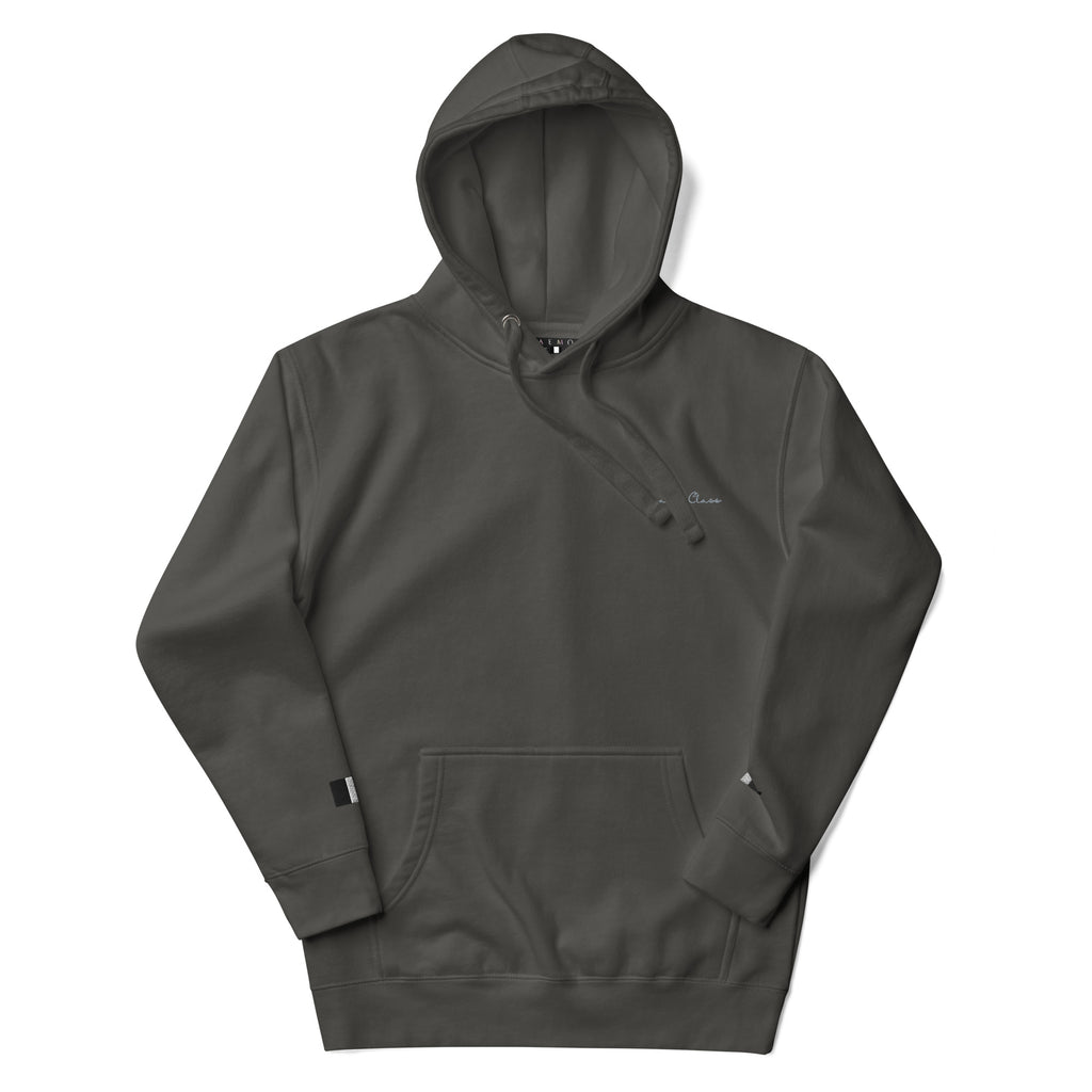 Daemon Angelic Stealth hoodie, black cotton unisex pullover with hood, vintage style and comfortable fit.