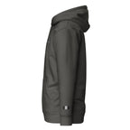Daemon Angelic Stealth cotton hoodie with a black vintage design, featuring a hood and unisex fit.