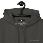 Daemon Angelic Stealth hoodie in vintage black, featuring a cotton heritage fabric and a cozy hood for unisex casual wear.
