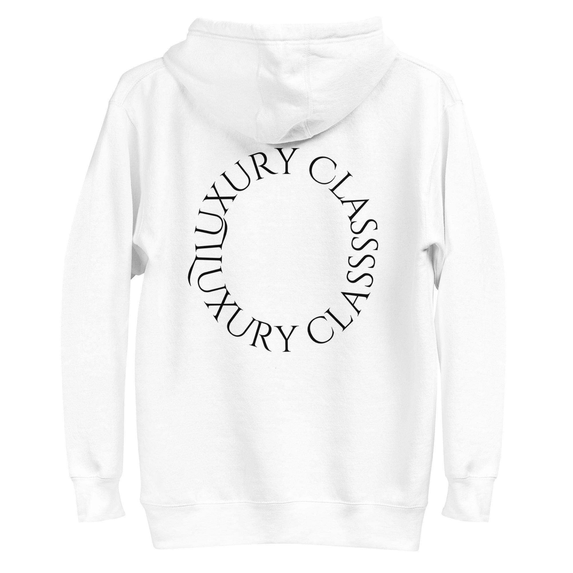 White Daemon Las Palmas hoodie with a cotton heritage design, featuring a hood and casual unisex style.