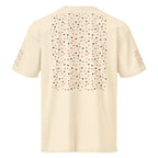 Daemon Luxury Speckled Diamonds Premio il Man men's short-sleeve T-shirt in vintage white with diamond pattern on the back.