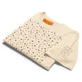 Daemon Luxury Speckled Diamonds cotton short-sleeve men's tee in vintage white, featuring a stylish diamond pattern design.