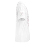 Daemon Luxury Speckled Diamonds Premio il Man men's white cotton short-sleeve t-shirt, casual and comfortable.