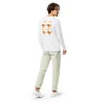 Daemon Gloomy Runners Lunar long-sleeve white men's shirt shown from the back with a fitted style and subtle design details.