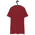 Daemon Distilled Blood heavyweight men's T-shirt in brick red, featuring a bold back print and premium cotton fabric.