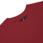 Men's Premium Heavyweight T-shirt in brick red by Daemon featuring the Distilled Blood // Heavyweight design.