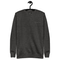 Daemon Serpentine Columbiana .1 unisex premium charcoal Heather sweatshirt front view