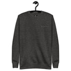 Daemon Serpentine Columbiana .1 unisex premium charcoal Heather sweatshirt front view