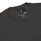 Daemon Serpentine Columbiana unisex charcoal heather premium sweatshirt with detailed serpent design and comfortable fit.