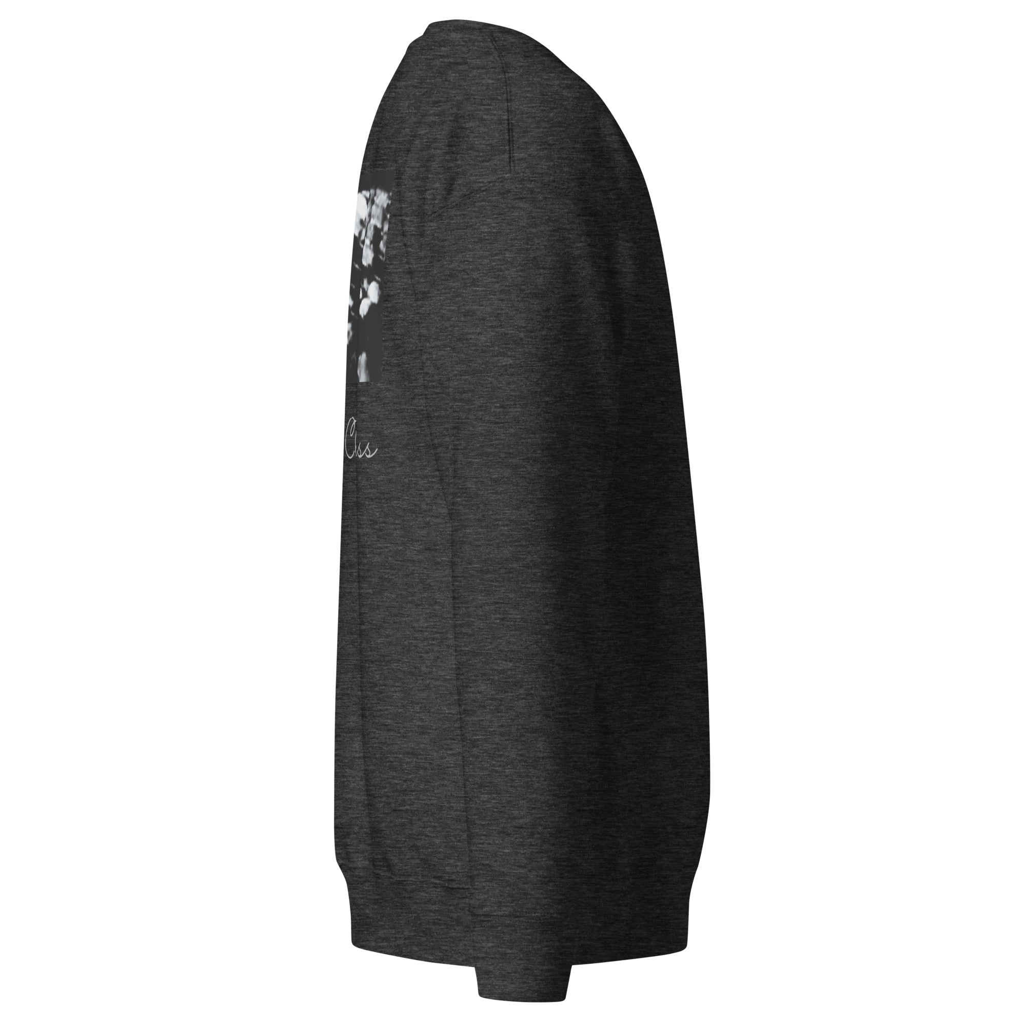 Daemon Serpentine Columbiana .1 unisex charcoal heather sweatshirt, premium fleece with serpent graphic design.