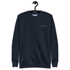 Daemon Oceanic Nights unisex navy blazer sweatshirt with front design, premium casual sweatshirt for everyday wear.