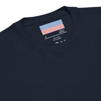Daemon Oceanic Nights unisex navy blazer sweatshirt, premium fleece hoodie with ocean-inspired design and comfortable fit.