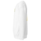 White Daemon Las Palmas unisex premium sweatshirt with a relaxed fit and soft fleece fabric.